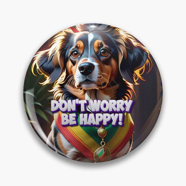 Artikelvorschau, Don't Worry Be Happy Rasta Dog entworfen und verkauft von TheArtOfPat.