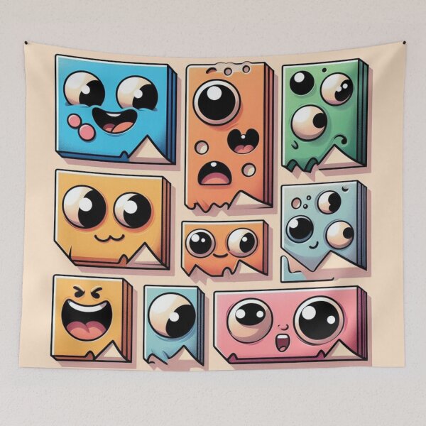 Item preview, Emotional Kaleidoscope of Colored Blocks designed and sold by Lyavalio.