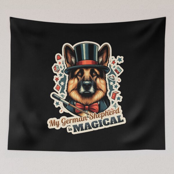 Item preview, German Shepherd Magical designed and sold by ThisDress.