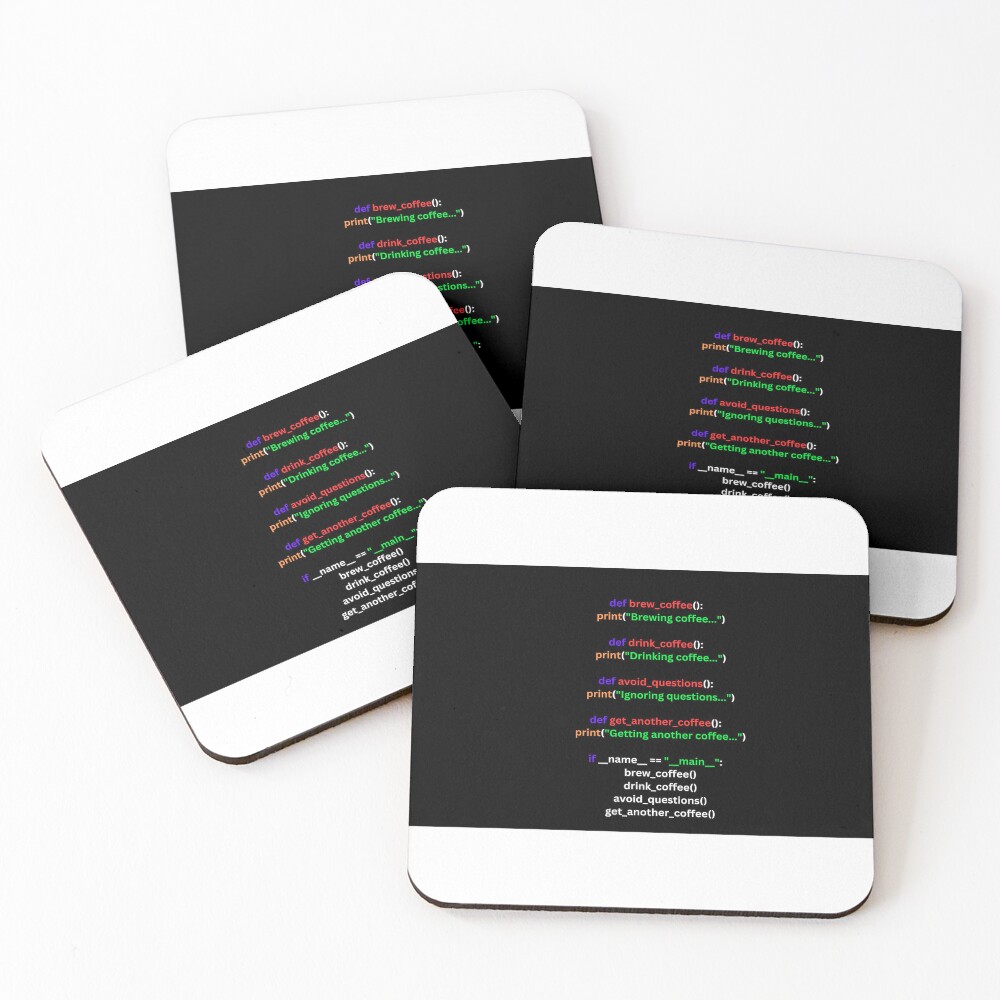 Item preview, Coasters (Set of 4) designed and sold by Dramageek8.