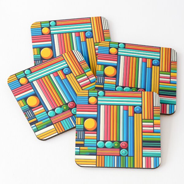 Item preview, Colorful Abstract Lines Artwork Volume 2 designed and sold by mymagicstoreus.