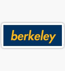University of California Berkeley Cal Supreme box Logo Sticker