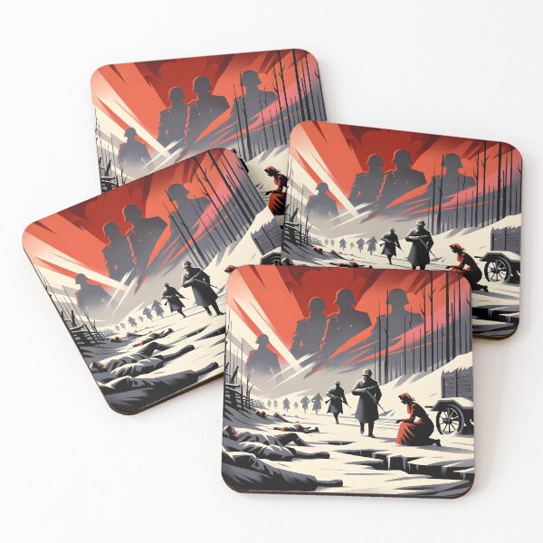 Item preview, All Quiet on the Western Front Vintage Communist Poster v2 designed and sold by Sovietmovies.