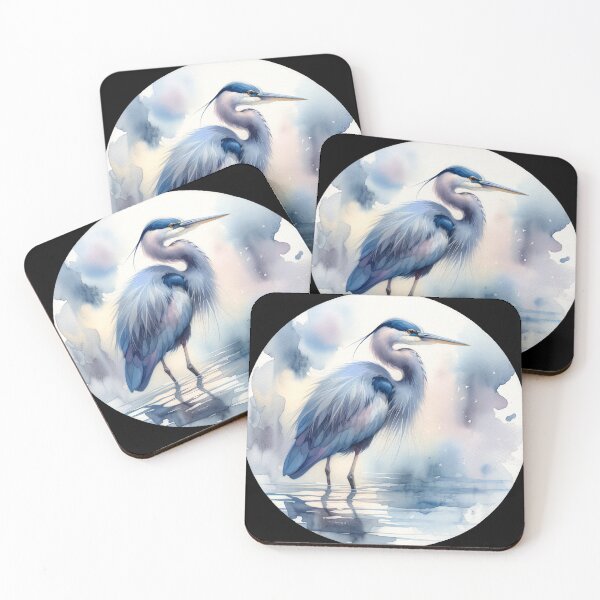 Item preview, Watercolor Great Blue Heron Art Design designed and sold by SandbarTees.