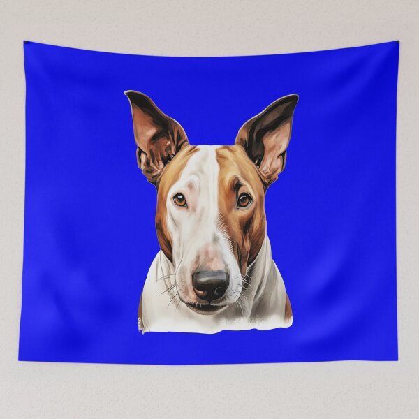 Item preview, Bull Terrier Pet Dog Owner Watercolor Full Face Art Design designed and sold by fantasticdesign.