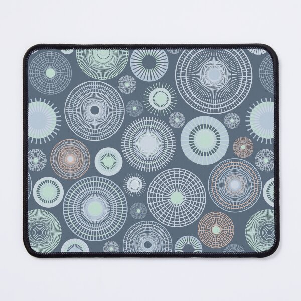 Item preview, colorful circles | gray blue - seamless pattern designed and sold by colorofmagic.