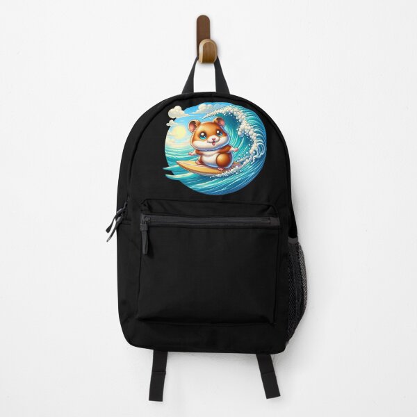 Item preview, Hamster Surfing | Hamster | Surf | Retro Surf Design designed and sold by ShopCoolStop.