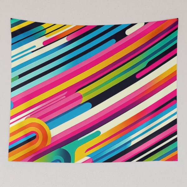 Item preview,  Colorful Abstract Lines Artwork Volume 3 designed and sold by mymagicstoreus.