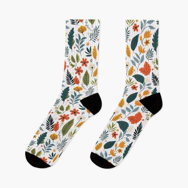 Item preview, Colorful Leaves and Flowers, Cheerful and Natural Pattern designed and sold by celiacreatec.