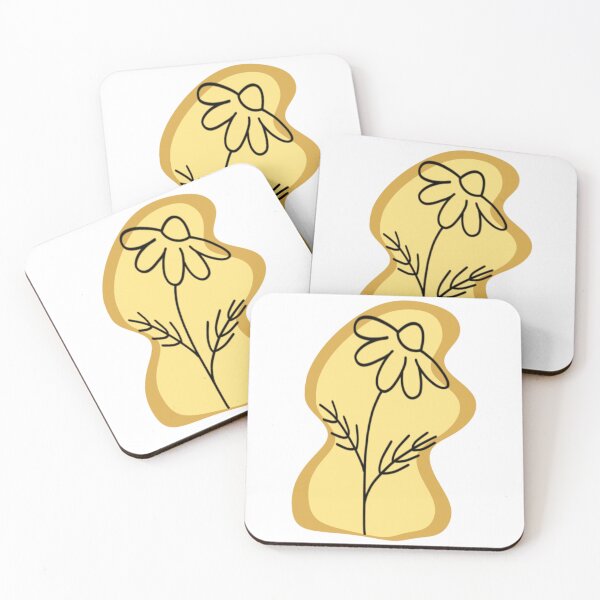 Item preview, Yellow Paint Spill Flower designed and sold by SiriuslyShawni.