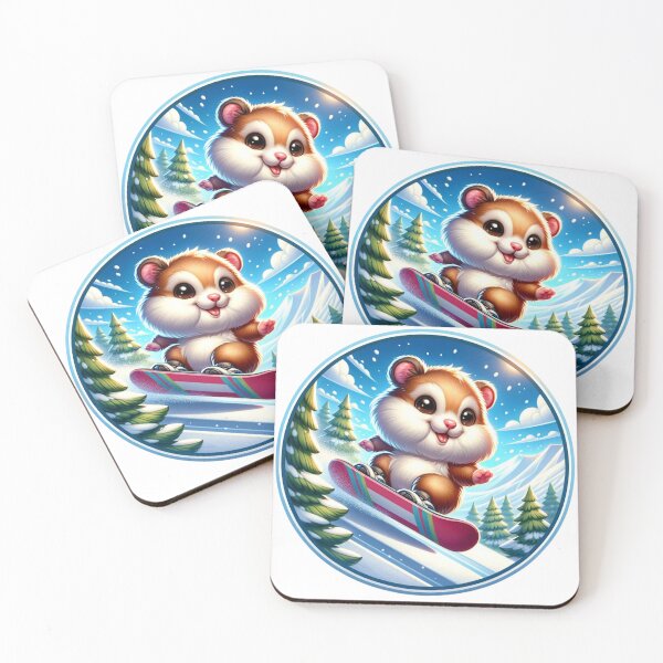 Item preview, Hamster Snowboarding | Hamster | Snowboard | Winter Sports designed and sold by ShopCoolStop.