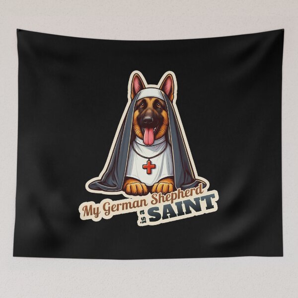 Item preview, German Shepherd Nun designed and sold by ThisDress.