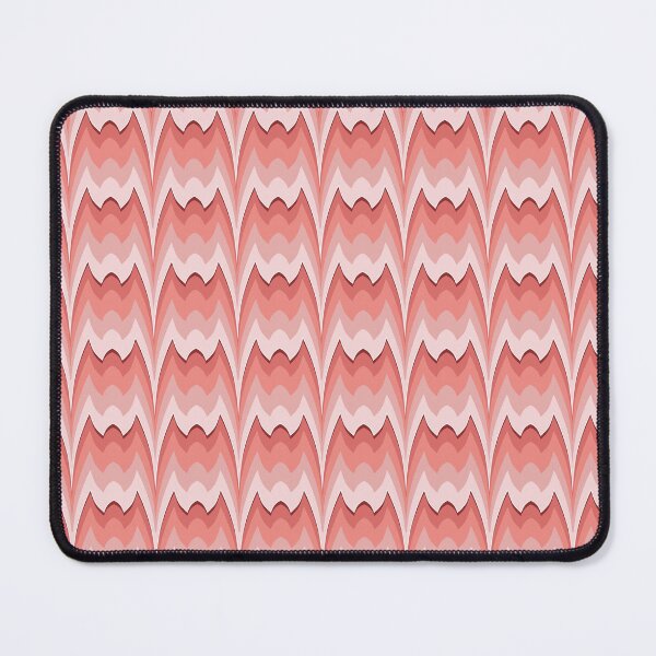 Item preview, Bargello curved flame stitch coral - seamless pattern designed and sold by colorofmagic.