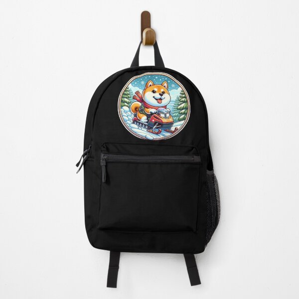 Item preview, Shiba Inu Riding A Snowmobile | Nature | Winter Sports designed and sold by ShopCoolStop.