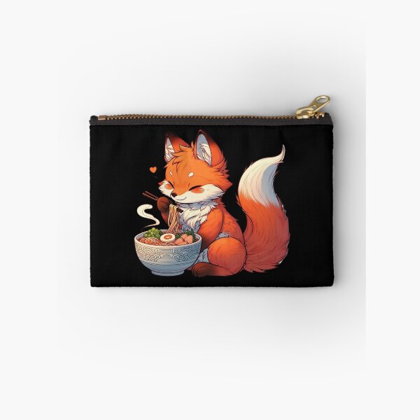 Item preview, Fox Eating Ramen | Cute Fox | Chopsticks | Kawaii designed and sold by ShopCoolStop.