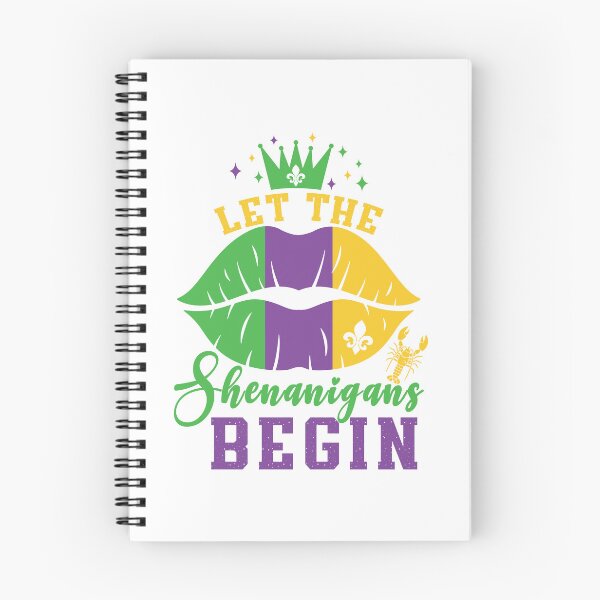 Item preview, Let The Shenanigans BeginTrendy Louisiana Mardi Gras Women  designed and sold by millionair3.