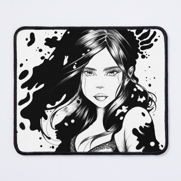 Item preview, ink scribble - girl cry designed and sold by Drawersofdraw.
