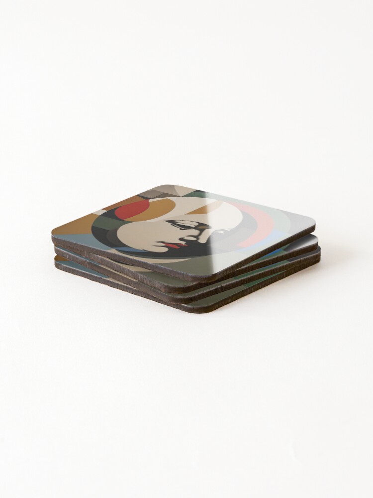 Thumbnail 4 of 5, Coasters (Set of 4), Ancient Portrait designed and sold by RDBarts.