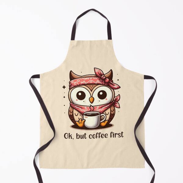 Item preview, Owl With Coffee designed and sold by MusesWhispers.
