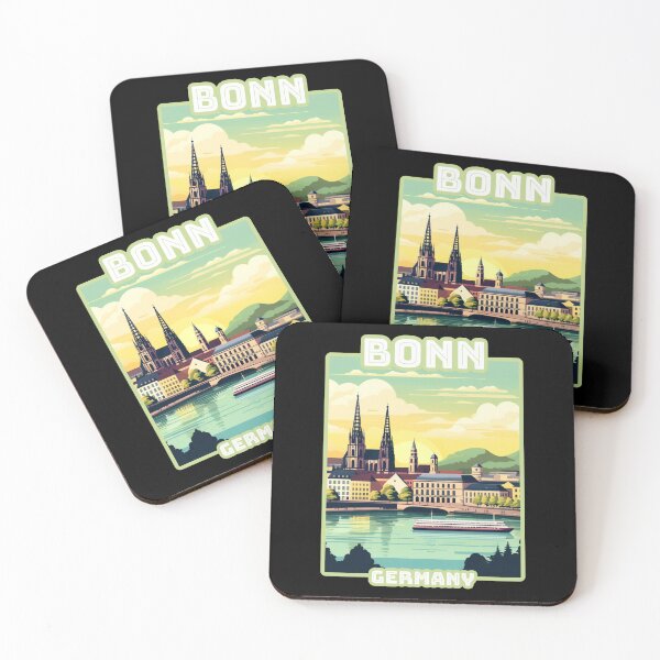 Item preview, Architectural skyline landscape of Bonn, Germany.  designed and sold by Unitepeople.