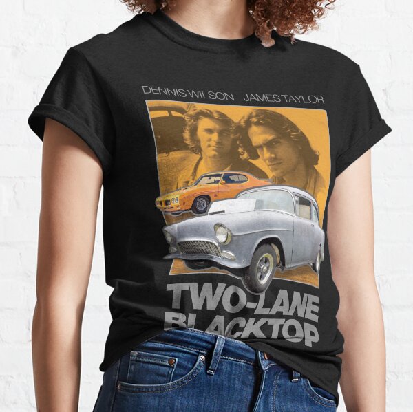 Two-Lane Blacktop Shirt - Retro Car Buff Movie Tribute Artwork Classic T-Shirt