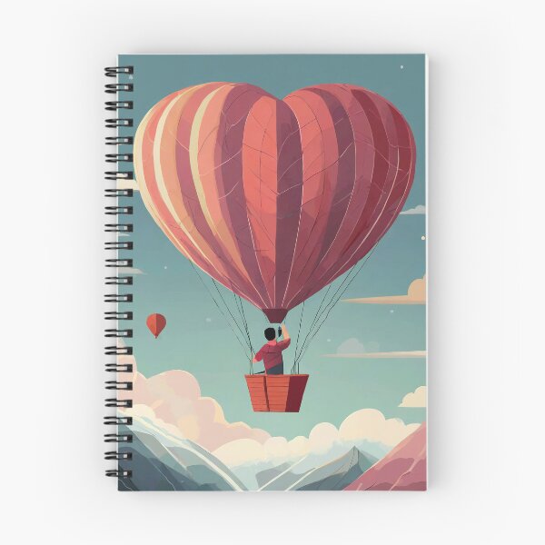 Item preview, Heart Balloon Hot Air Balloonist designed and sold by omerfdln34.