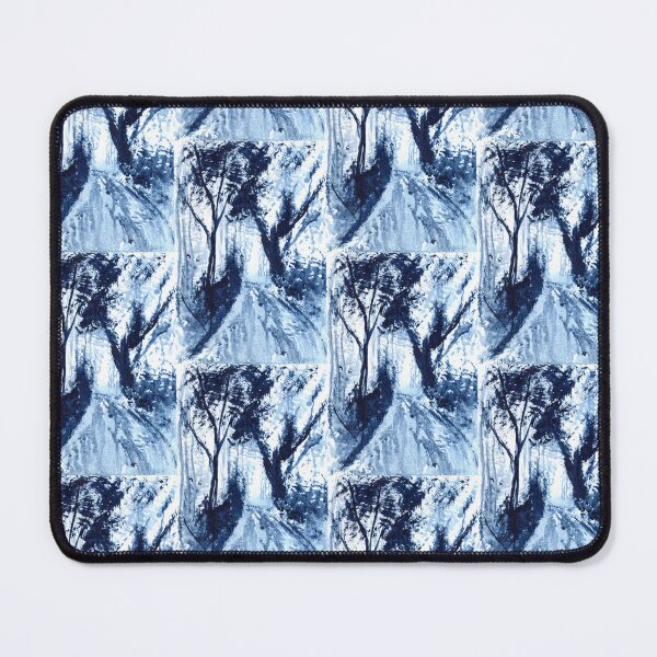 Item preview, Lost in a Moody Blue Forest - Indigo Ink Painting designed and sold by paleheather.