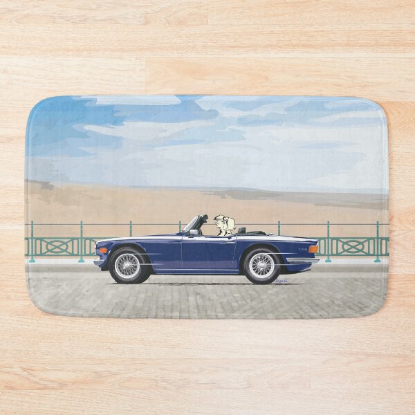 Item preview, UK spec TR6 in Royal Blue with optional wire wheels designed and sold by Bigs66.