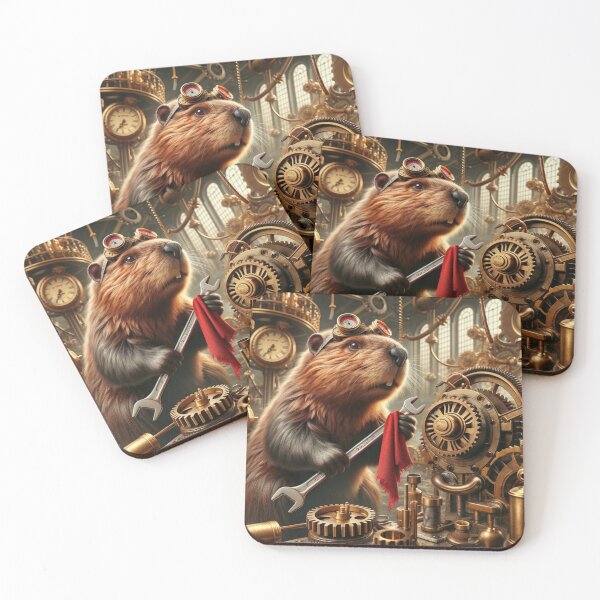 Item preview, Steampunk Mechanic Beaver designed and sold by Redwolve.