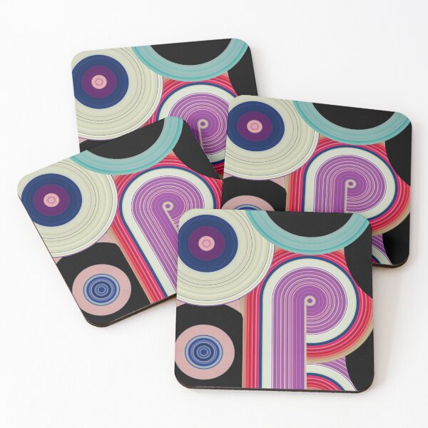 Item preview, Vinyl Groove by Jenny Meehan 3 Abstract Art  designed and sold by Jenny Meehan Art Prints and Patterns  .