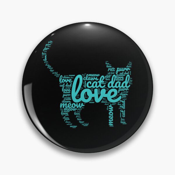 Item preview, Words Cat Dad designed and sold by SoulPaws.