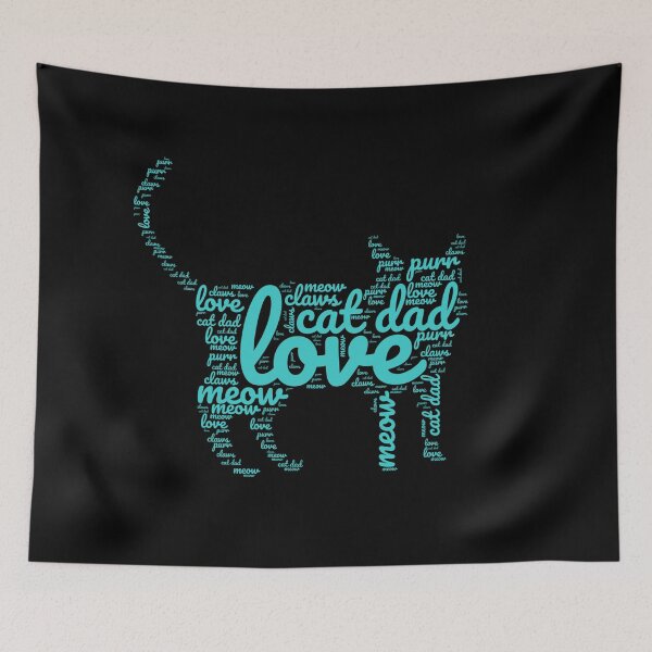 Item preview, Words Cat Dad designed and sold by SoulPaws.