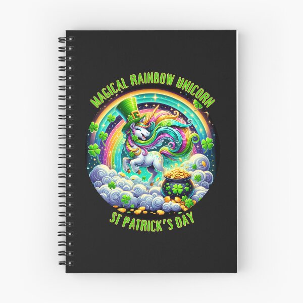 Item preview, Magical Rainbow Unicorn St Patrick's Day Celebration designed and sold by elynne9.