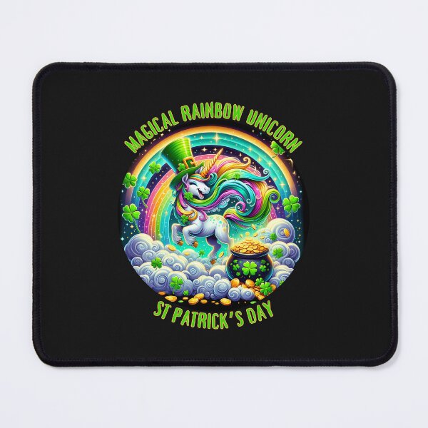 Item preview, Magical Rainbow Unicorn St Patrick's Day Celebration designed and sold by elynne9.
