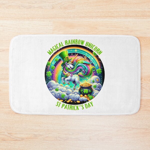 Item preview, Magical Rainbow Unicorn St Patrick's Day Celebration designed and sold by elynne9.