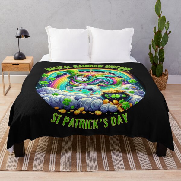 Item preview, Magical Rainbow Unicorn St Patrick's Day Celebration designed and sold by elynne9.