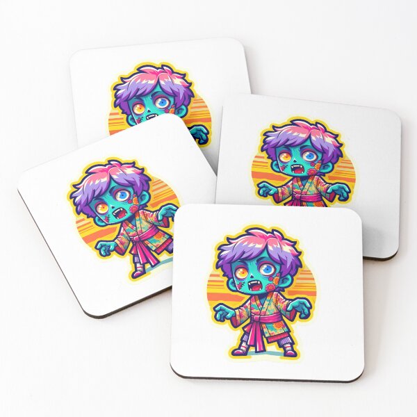 Item preview, Zombie Kid Cartoon Sticker designed and sold by mymagicstoreus.