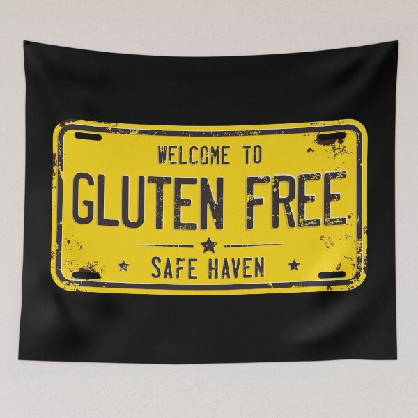 Item preview, "Gluten-fee safe haven" licence plate designed and sold by MyGluteesFree77.