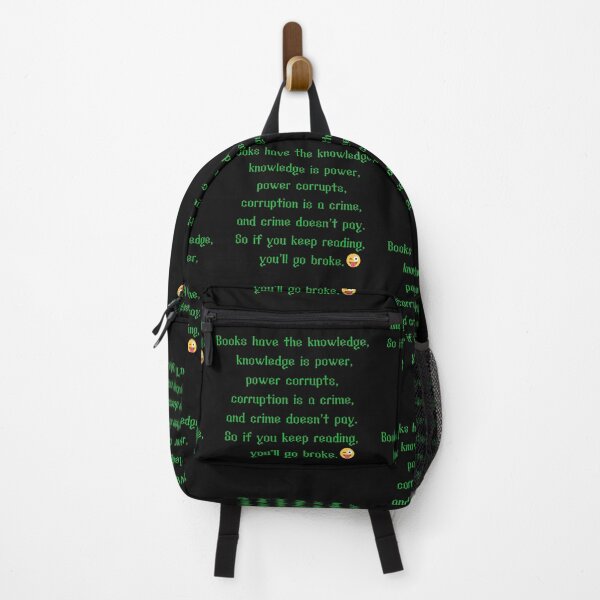 Item preview, BOOKS HAVE THE KNOWLEDGE-SAGFABULOUS designed and sold by SagFabulous.
