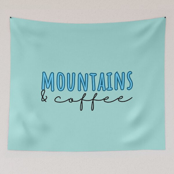 Item preview, Coffee And Mountains designed and sold by slicksquid.