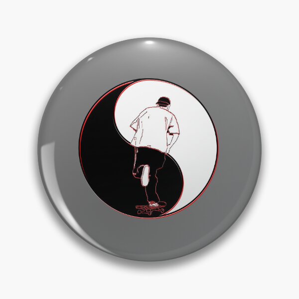 Item preview,  yin yang balance harmony design eastern philosophy skater designed and sold by 4rpixs.