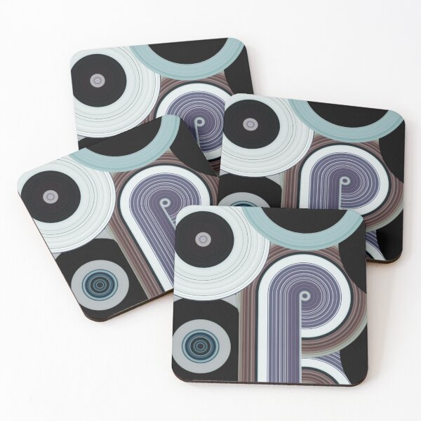 Item preview, Vinyl Groove by Jenny Meehan 5 Abstract Art  designed and sold by Jenny Meehan Art Prints and Patterns  .