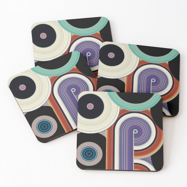 Item preview, Vinyl Groove by Jenny Meehan 6 Abstract Art  designed and sold by Jenny Meehan Art Prints and Patterns  .