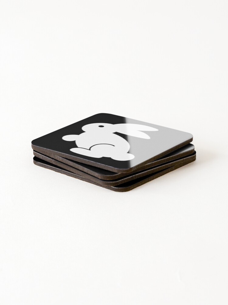 Thumbnail 4 of 5, Coasters (Set of 4), White Rabbit designed and sold by fourretout.