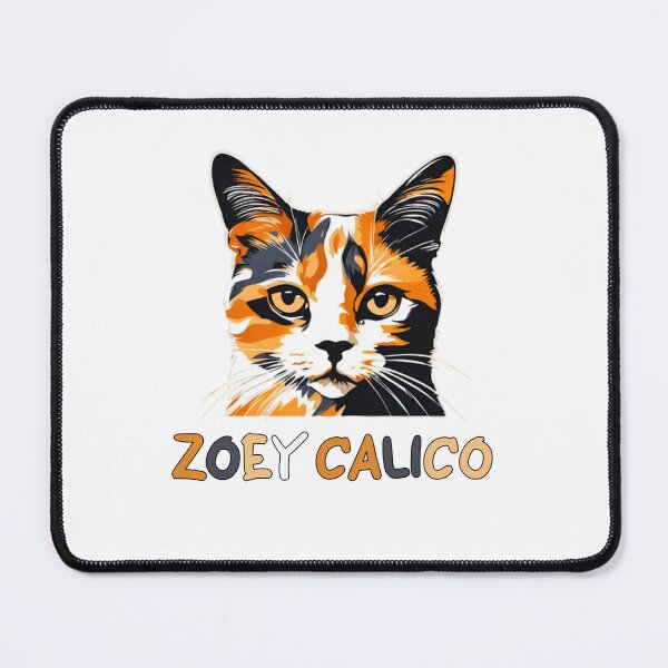 Item preview, Zoey Calico Funny Cat designed and sold by Moad Fahim.