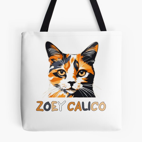 Item preview, Zoey Calico Funny Cat  designed and sold by Moad Fahim.