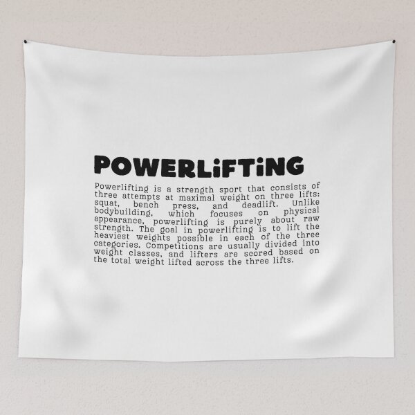 Item preview, Powerlifting Meaning	 designed and sold by Custom-Print.