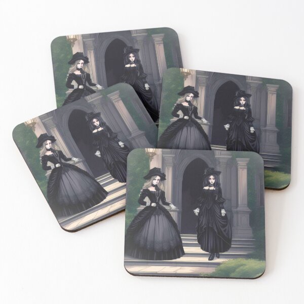 Item preview, enchanting ladies in black designed and sold by Bluefish60.