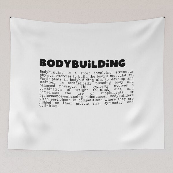 Item preview, Bodybuilding Meaning	 designed and sold by Custom-Print.