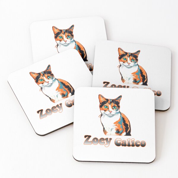 Item preview,  Zoey Calico Funny Cat  designed and sold by Moad Fahim.